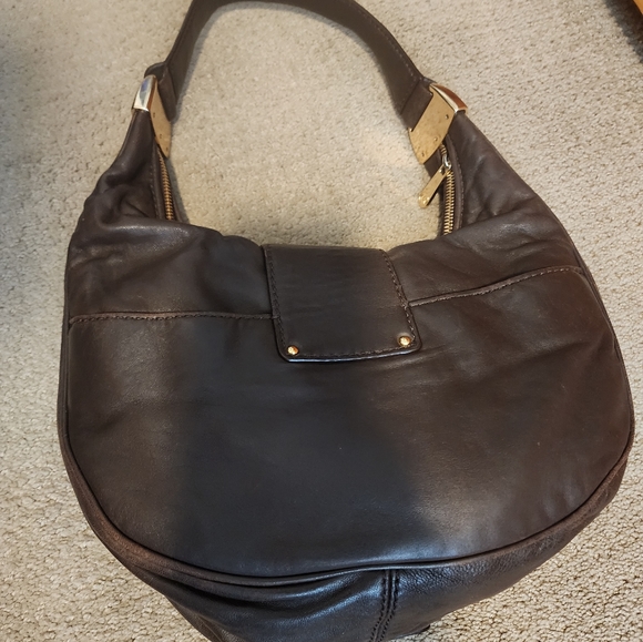 Michael Kors Brown Soft Leather Morgan Hobo Purse - Picture 9 of 12